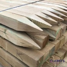 Additional picture of Timber Fence Post 75x75mm Length 1.8m
