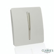 Additional picture of Trendi Switch 1 Gang Gloss White Rocker Switch