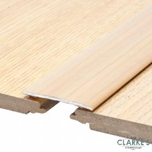 Additional picture of Flat Floor Cover Strip A08 Brushed Silver 90cm