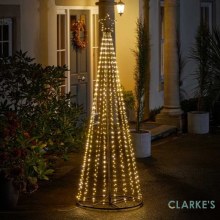 Additional picture of Twinkle Tree Warm/Cool White Led Outdoor Christmas Tree