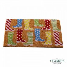 Additional picture of Wackey Wellies Decoir -  Door Mat 45x75cm