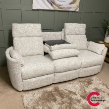 Additional picture of Verina 3 Seater Power Recliner with Drop Down Table