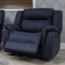 Additional picture of Walton Recliner Armchair Denim