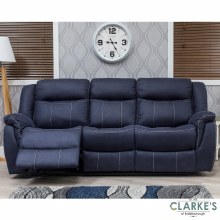 Additional picture of Walton 3 Seater Recliner Sofa Denim