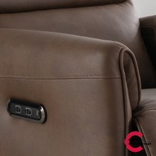 Additional picture of Waterville Swivel and Glide Recliner Chair Chestnut