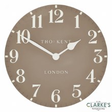 Additional picture of Arabic wall clock 20" cley colour