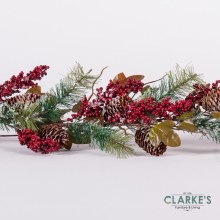 Additional picture of Winter Rustic Garland 120cm