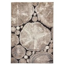 Additional picture of Woodland Rug 6318 Cream / Black 120 x 170cm