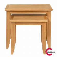 Additional picture of Zara Light Oak Nest of Tables