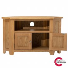 Additional picture of Zara Light Oak Corner Tv Unit