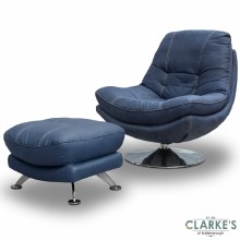 Additional picture of Axis Swivel Chair Denim