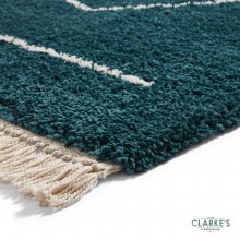 Additional picture of Boho A474 Dark Green Rug 160 x 220cm