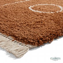 Additional picture of Boho A474 Rust Rug 120 x 170cm