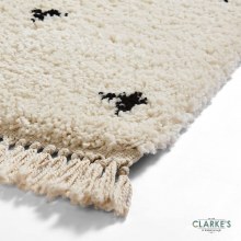 Additional picture of Boho A475 White/Black Rug 120 x 170cm