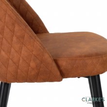 Additional picture of Carla Dining Chair Rust