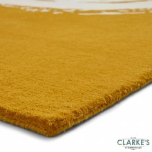 Additional picture of Elements EL1095 Ochre Wool Rug 120 x 170cm