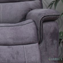 Additional picture of Emilio 3 Seater Recliner Sofa Dark Grey