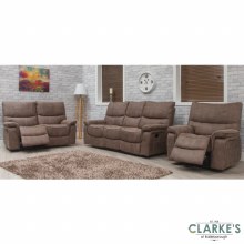 Additional picture of Emilio 3 Seater Recliner Sofa Hazel
