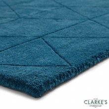 Additional picture of Kasbah KB2025 Wool Dark Teal Rug 120 x 170cm