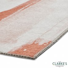 Additional picture of Michelle Collins AB0156 Printed Terra/Ivory Rug 150 x 230cm