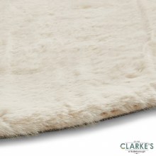 Additional picture of Teddy Beige Circle Rug 120 x 120cm