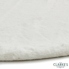 Additional picture of Teddy Ivory Circle Rug 120 x 120cm