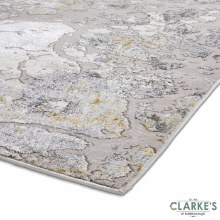 Additional picture of Apollo 2677 Grey/Gold Rug 120 x 170cm