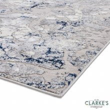 Additional picture of Apollo 2677 Grey/Navy Rug 120 x 170cm