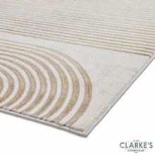 Additional picture of Apollo 2683 Grey/Gold Rug 120 x 170cm