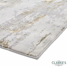Additional picture of Apollo GR579 Grey/Gold Rug 120 x 170cm