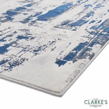Additional picture of Apollo GR579 Grey/Navy Rug 120 x 170cm