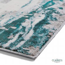 Additional picture of Apollo GR580 Grey/Green Rug 120 x 170cm