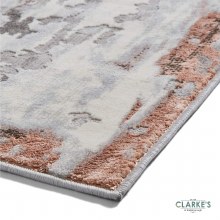 Additional picture of Apollo GR580 Grey/Rose Rug 120 x 170cm