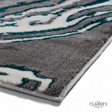 Additional picture of Apollo GR584 Grey/Green Rug 120 x 170cm