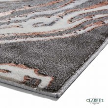 Additional picture of Apollo GR584 Grey/Rose Rug 120 x 170cm