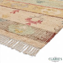 Additional picture of Bazaar 17457 Multi Colour Jute Rug 120 x 170cm