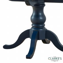 Additional picture of Chichester Navy Round Extending Dining Table