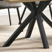 Additional picture of Christine Dining Set - 120cm Scratch Resistant Table and 4 Chairs