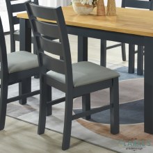Additional picture of Columbia Dining Set Charcoal