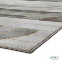 Additional picture of Craft 23430 Grey / Gold Rug  120 x 170cm