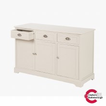 Additional picture of Croft Linen Pine Wood Large Sideboard