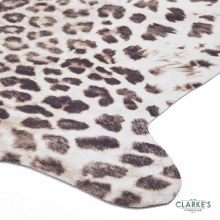 Additional picture of Faux Leopard Skin Rug Brown/Beige 130 x 155cm