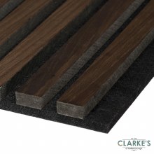Additional picture of FibroTech Acoustic Wall Panel Smoked Oak