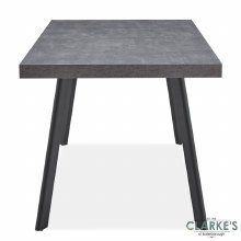 Additional picture of Frederic Concrete Effect Top Dining Table 160cm