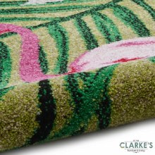 Additional picture of Havana Rug 2349 Green / Pink 120 x 170cm