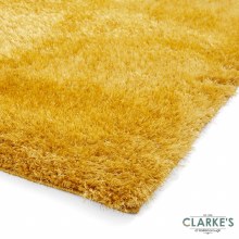 Additional picture of Lux Shaggy Rug Yellow 120 x 170 cm