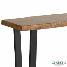 Additional picture of Oak Mill console table