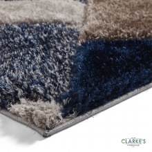 Additional picture of Olympia 2239 Grey/Navy Rug 120 x 170cm