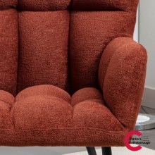 Additional picture of Reese Accent Chair Rust