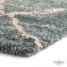Additional picture of Royal Nomadic 5413 Teal/Cream Rug 120 x 170cm